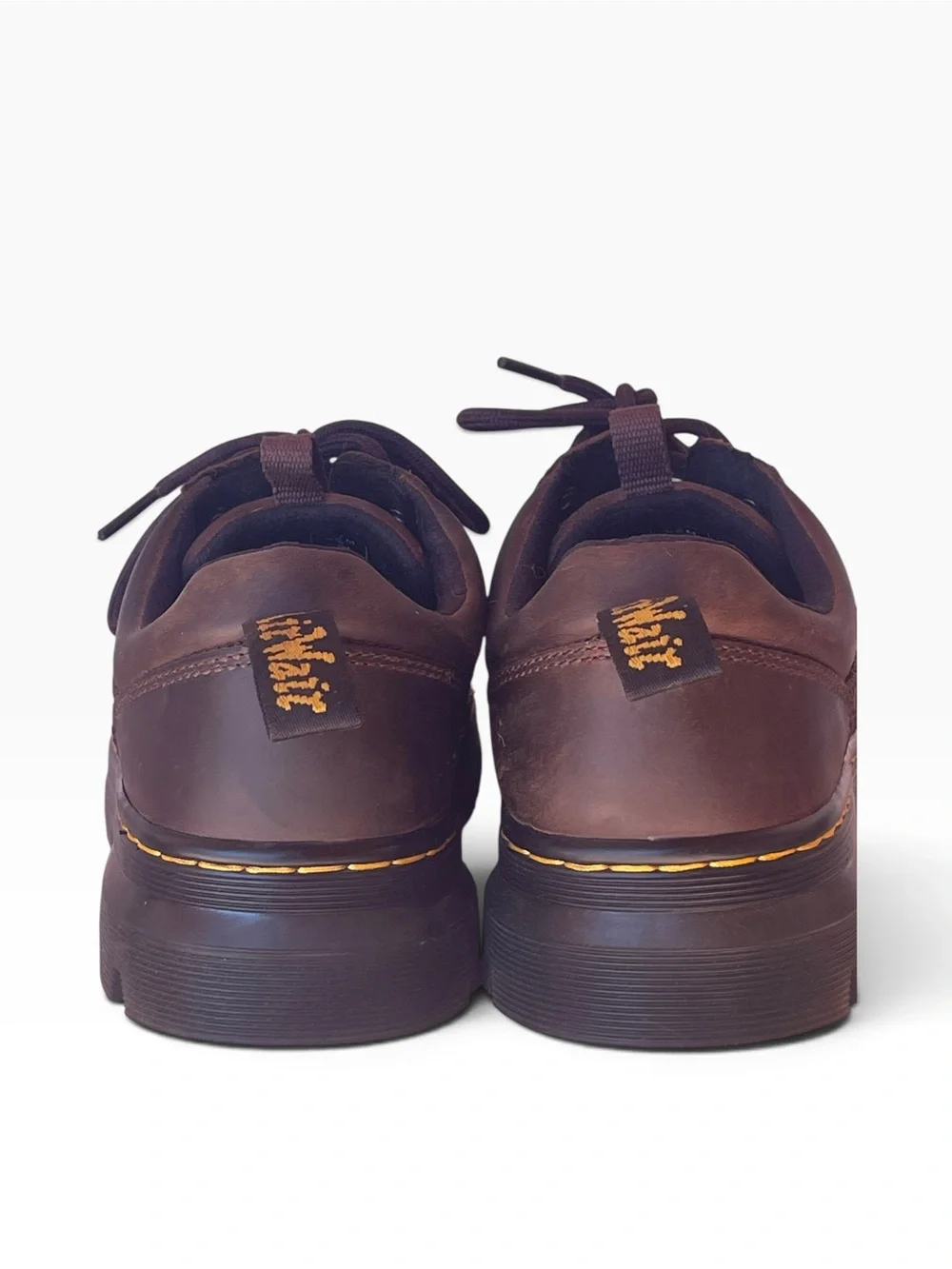 Dr. Martens Brown Leather Chunky Lug Sole Oxford Shoes Grunge Workwear